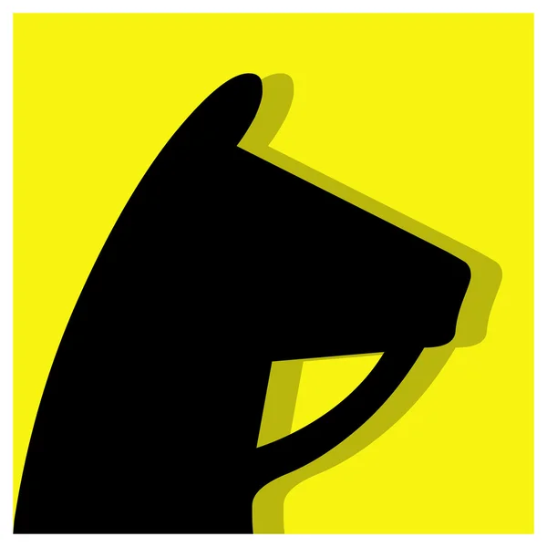 Atlı spor piktogram — Stockvector
