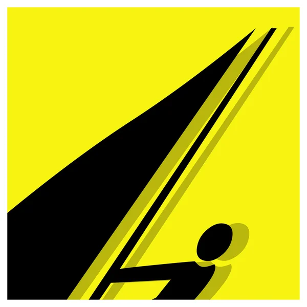 Surfen pictogram — Stockvector