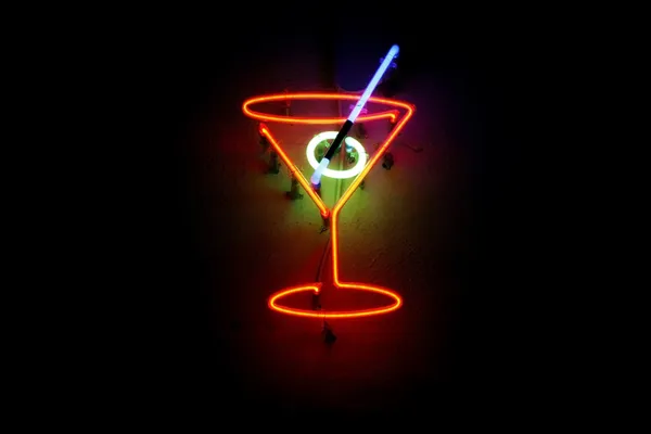 Neon-Cocktail — Stockfoto
