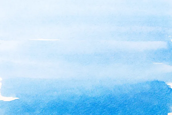 Blauer Aquarell-Hintergrund, Textur. — Stockfoto
