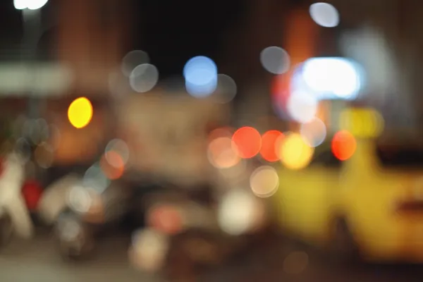Вуличні ліхтарі Боке — стокове фото