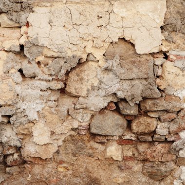 Kırık Beton duvar