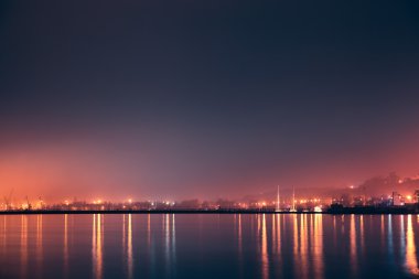 gece deniz, bağlantı noktası.
