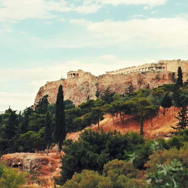 Blick auf die Akropolis — Stockfoto