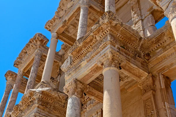 Antike Bibliothek in Ephesos — Stockfoto