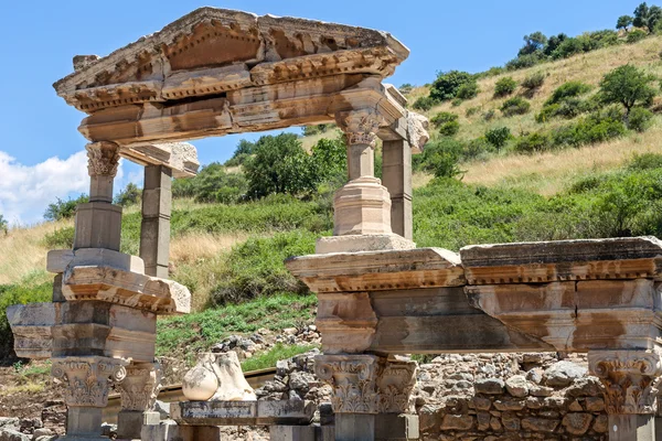 Fontein van Trajanus in Efeze — Stockfoto