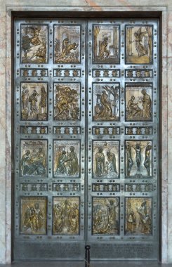 Roma. Vatikan. St. peter's, kutsal kapı