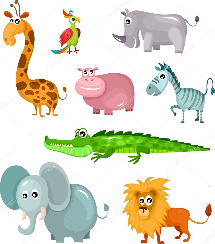 Jungle animals Vector Art Stock Images | Depositphotos Jungle animals Vector Art Stock Images | Depositphotos