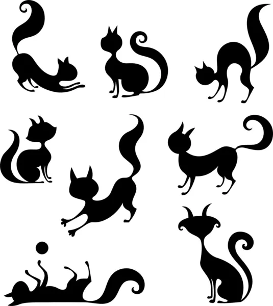 Ensemble chat — Image vectorielle