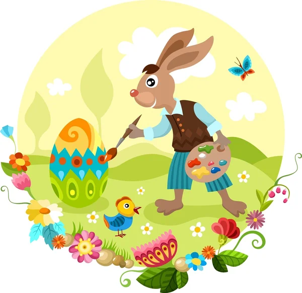 Easter illustration — Stock Vector