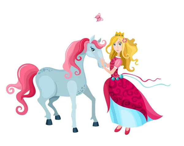 Princesa — Vector de stock