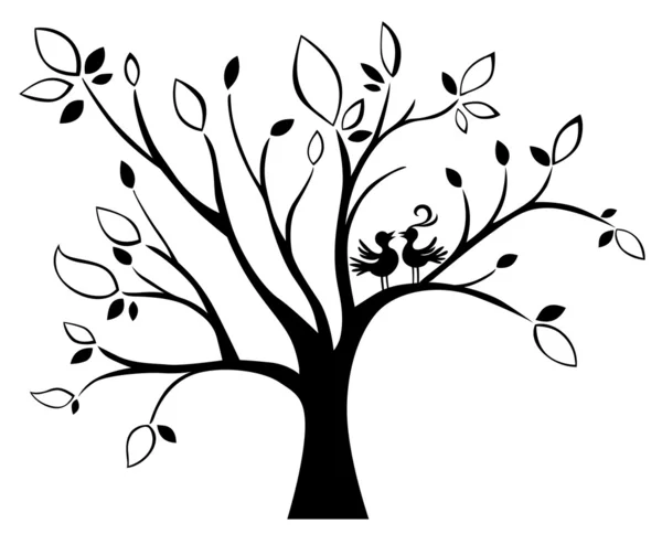 Düğün ağaç — Stok Vektör