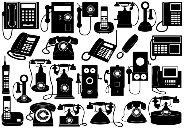 Phone set — Stock Vector