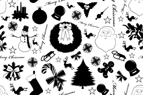 Noël sans couture — Image vectorielle