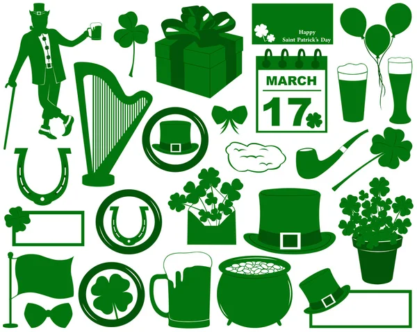 Saint Patrick's Day Elements — Stock Vector