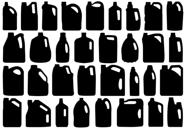 Set Of Different Canisters — Stockvector