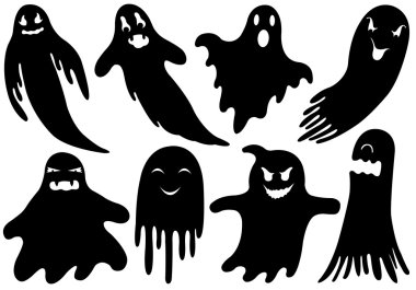 Set Of Different Ghosts