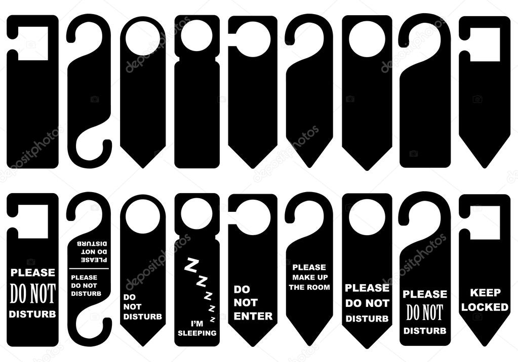 Door knob hangers