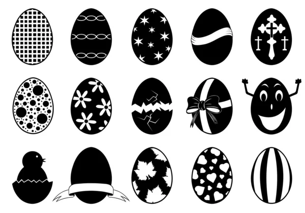 Huevos de Pascua — Vector de stock