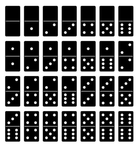 Domino set — Stock Vector