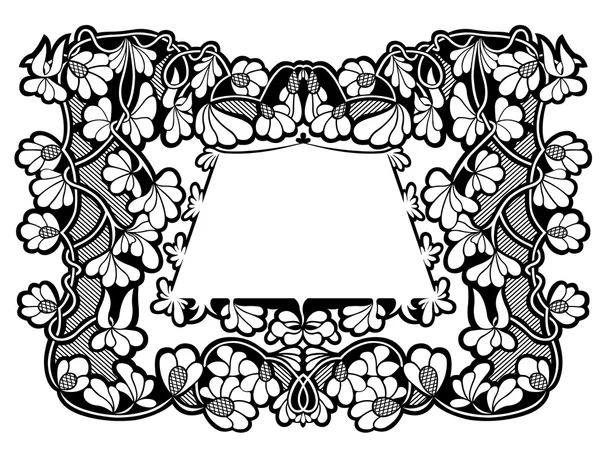 Floral frame — Stock Vector