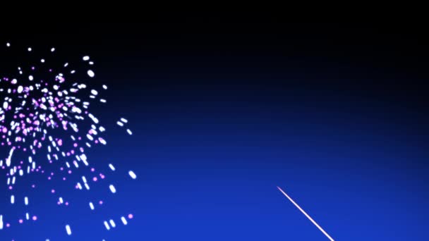 Nouvel An, vidéo d'animation texte 