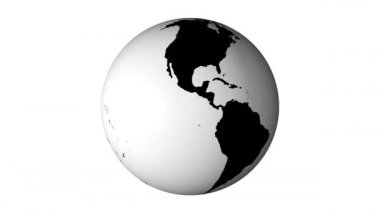 Dünya siyah-beyaz kara