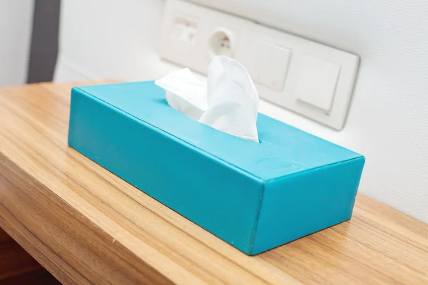 Box with napkin Stock Picture