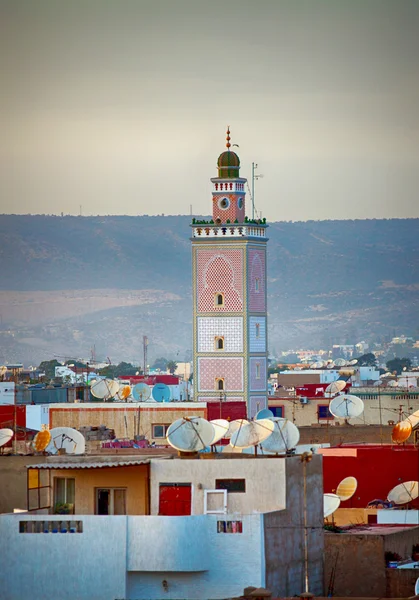 Imagem do minarete muçulmano em Marrocos — Fotografia de Stock