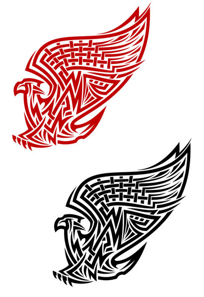 Griffin symbol in celtic style