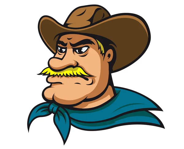Amerikansk cowboy eller sheriff — Stock vektor