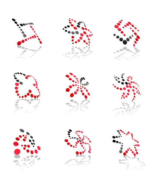 Pictogramas abstractos de color — Archivo Imágenes Vectoriales