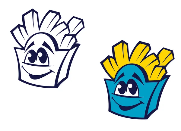 Snack de papas de comida rápida — Vector de stock