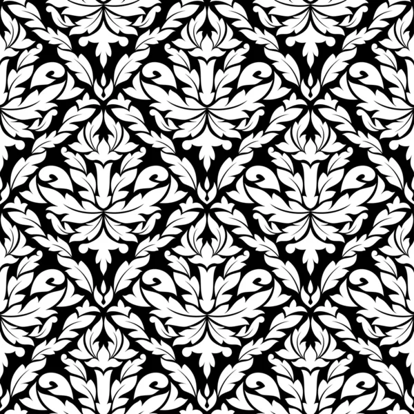 Floral damask αδιάλειπτη μοτίβο — Διανυσματικό Αρχείο
