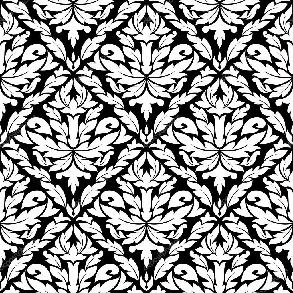 Floral damask seamless pattern Stock Vector Image by ©Seamartini 16876871