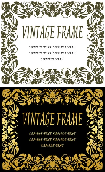 Vintage frames — Stockvector