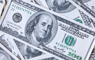 Bir Yüz Dolarlık Fatura Arkaplanı
