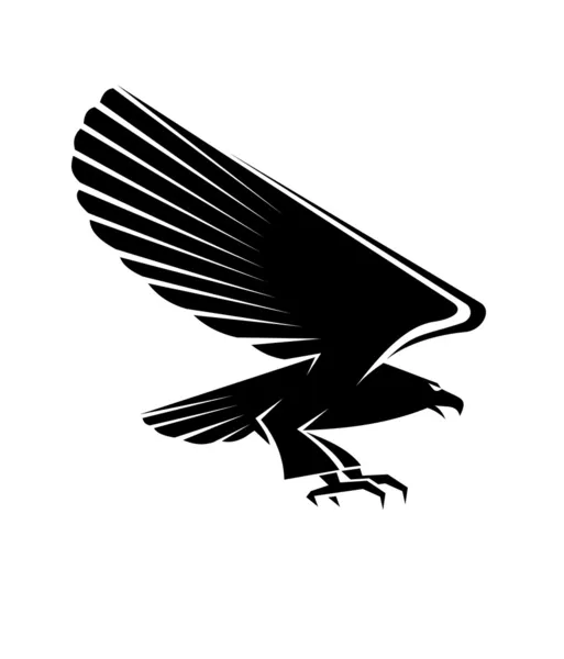 Águila o halcón — Vector de stock