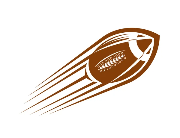 Rugby und American Football Symbol — Stockvektor