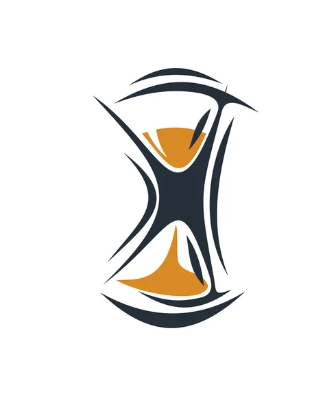 Hourglass symbol — Stock Vector