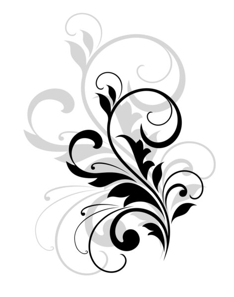 Процветающий элемент дизайна
