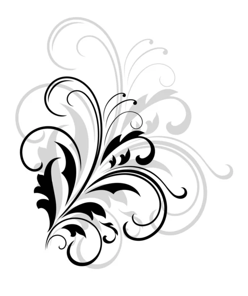 Elemento de diseño Flourish — Vector de stock