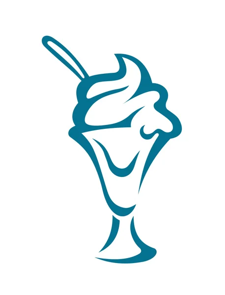 Tasty ice-cream, such logo. Vector version also available in gallery — Stock Vector