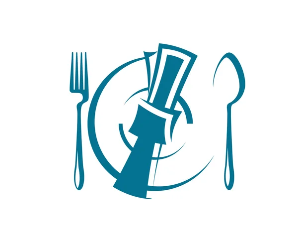 Restoran sembol, böyle logo. vektör versiyonu da mevcut Galerisi — Stok Vektör