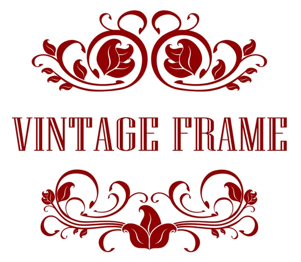 Vintage képkeret — Stock Vector