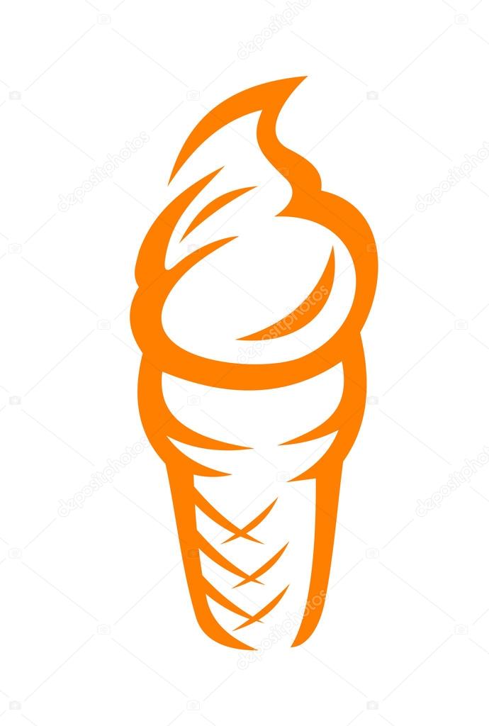 Tasty ice-cream, such logo. Vector version also available in gallery