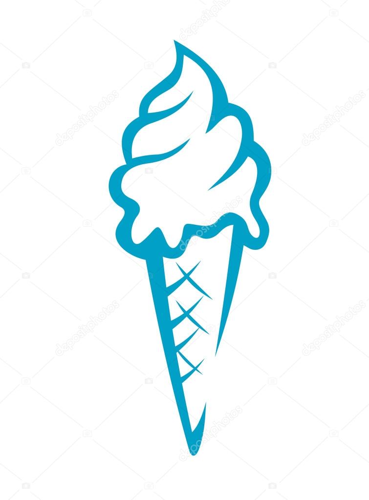 Fresh ice-cream, such logo. Vector version also available in gallery