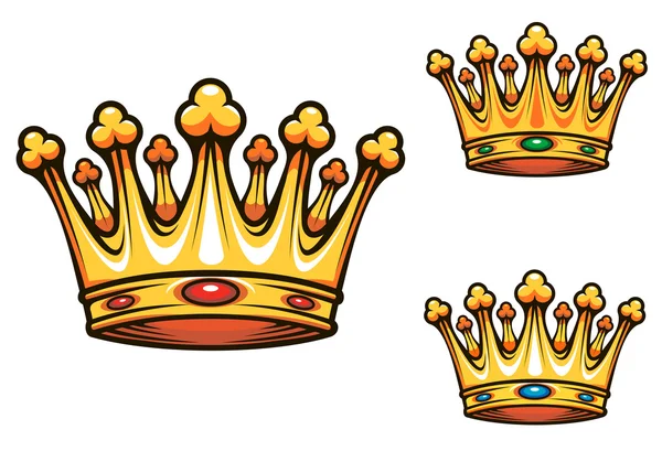 Royal king crown — Stock Vector