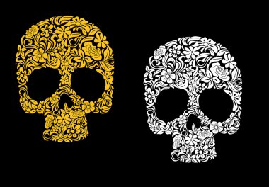 Floral Skull Free Vector Eps Cdr Ai Svg Vector Illustration Graphic Art