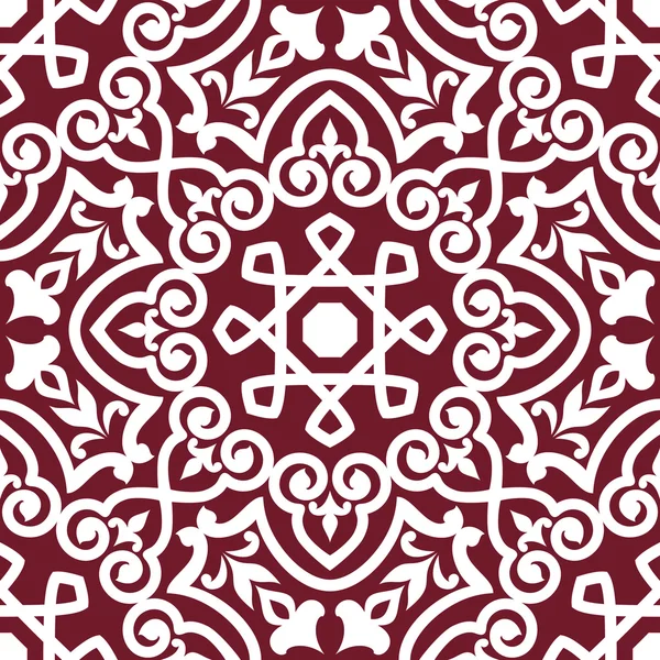 Abstracto ornamento árabe o persa sin costura — Vector de stock